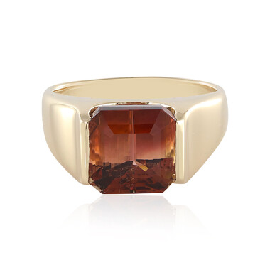 Mehrfarbiger Turmalin-Goldring (de Melo)