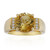 Bague en argent et Citrine