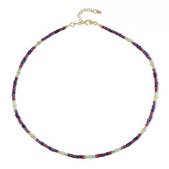 Collana in argento con Rubino del Madagascar