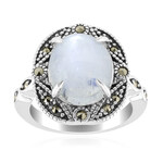 Regenbogen-Mondstein-Silberring (Annette classic)