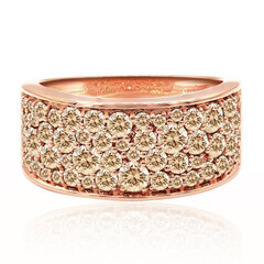Bague en or et Diamant rose de France SI1 d'Argyle 