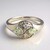 Anello placcato in platino con Tormalina Cuprian