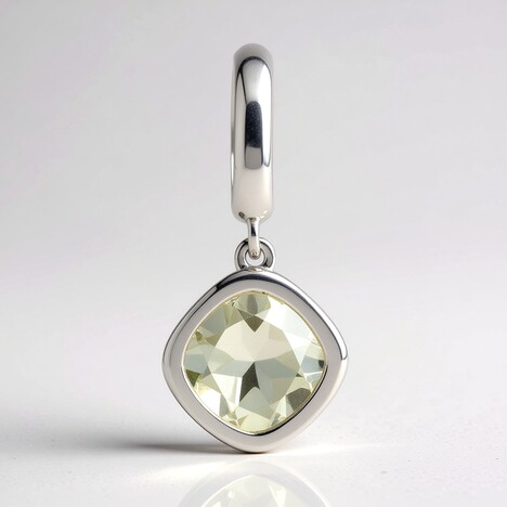 Ciondolo in argento con Ametista Verde (TPC)
