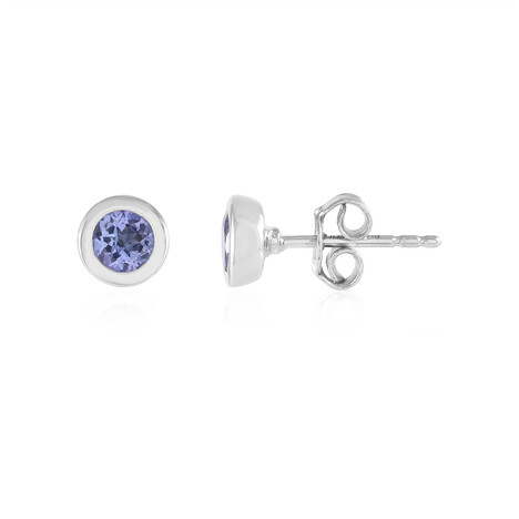 Pendientes en plata con Tanzanita