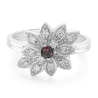 Bague en argent et Rubis du Malawi