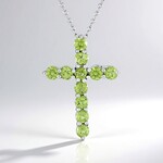 Collier en argent et Péridot