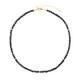 Collier en argent et Tourmaline noire