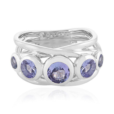 Anello in argento con Tanzanite