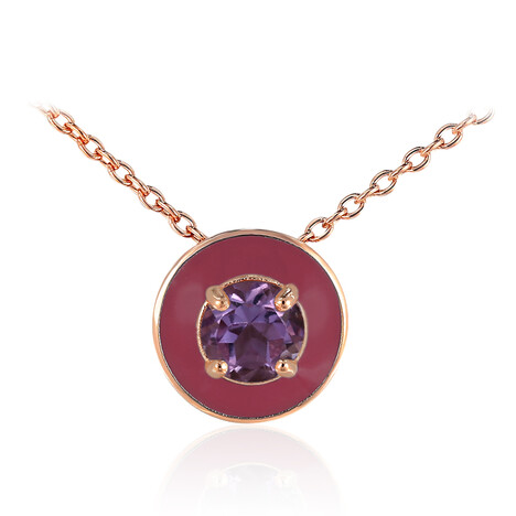 Collier en argent et Améthyste de Bolivie