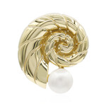 Weiße Süßwasserzuchtperlen-Silberanhänger (TPC)