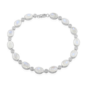 Blue Moonstone Silver Bracelet (KM by Juwelo)