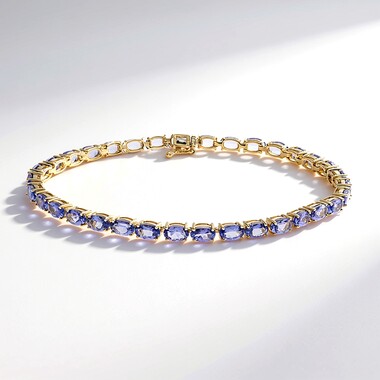 Bracciale in oro con Tanzanite AAA (CIRARI)