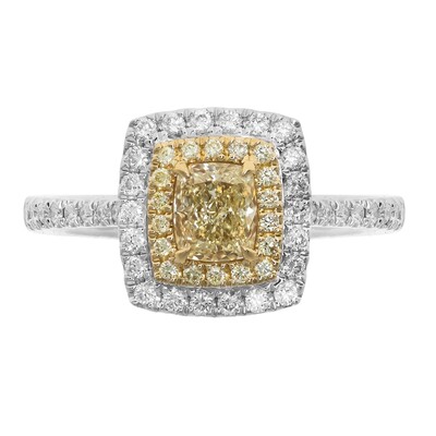 Anello in oro con Diamante Giallo SI2 (CIRARI)