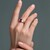 Gouden ring met een amethist