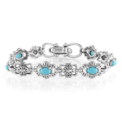 Zilveren armband met Sleeping Beauty Turkooisen (Desert Chic)