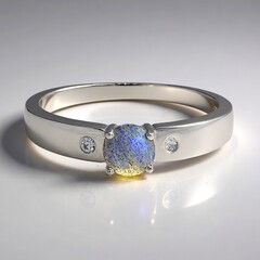 Anello in argento con Spectrolite