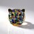 Bague en argent et Spinelle noir (Gems en Vogue)