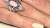 Anillo en plata con Ópalo rosa (Desert Chic)