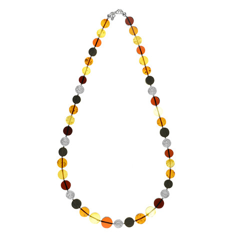 Baltic Amber Silver Necklace (dagen)