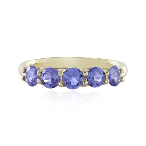Anello in oro con Tanzanite AAA (de Melo)