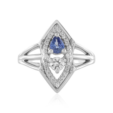 Saphir-Silberring