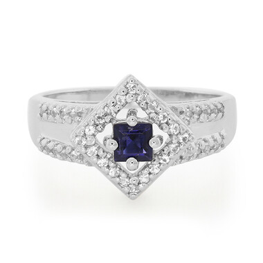 Anello in argento con Iolite Ceylon