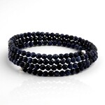 Bracciale in acciaio con Zaffiro Blu (Riya)