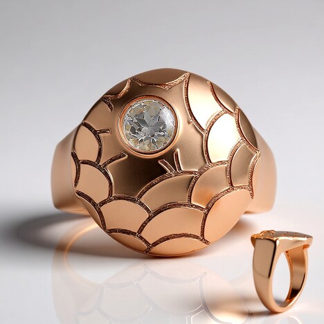 Anello in argento con Morganite del Madagascar (MONOSONO COLLECTION)