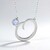 Collana in argento con Pietra di Luna Arcobaleno