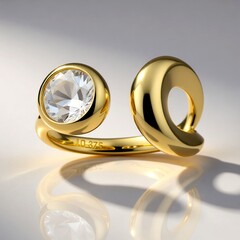 Anello in oro con Zircone
