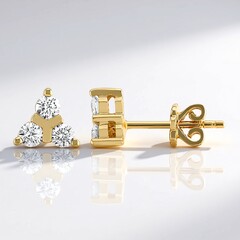Orecchini in oro con Diamante SI1 (G)