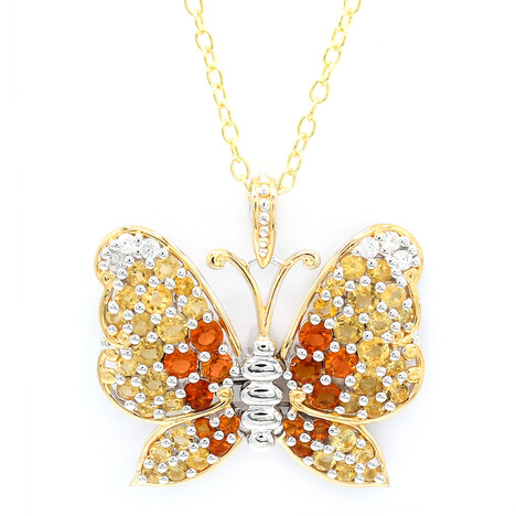Collar en plata con Citrino (Gems en Vogue)