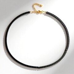 Collana in argento con Ematite Nera