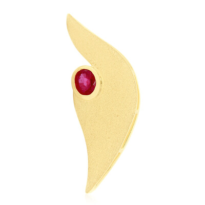 Ciondolo in argento con Rubino (MONOSONO COLLECTION)