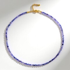 Collana in argento con Tanzanite