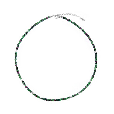 Collana in argento con Rubino Zoisite