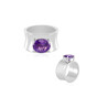 Sibirischer Amethyst-Silberring