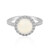 Anello in argento con Opale di Welo