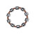 Silberner Hämatit-Armband