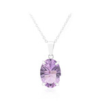 Bolivian Amethyst Silver Necklace