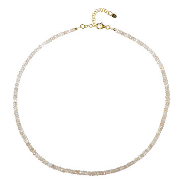 Collana in argento con Zircone Fancy