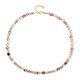 Collier en argent et Agate fleur de cerisier