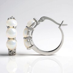 Orecchini in argento con Opale di Welo
