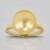 Anello in oro con Perla Dorata dei Mari del Sud (TPC)