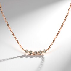 Collana in argento con Diamante Rose de France VS1 di Argyle