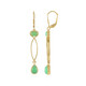 Chrysoprase Silver Earrings (KM by Juwelo)