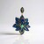 Ciondolo in argento con Onice Verde (Adela Silber)