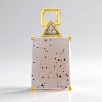 Ciondolo in argento con Agata Glitter