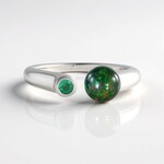 Bague en argent et Opale Mezezo (de Melo Essence)