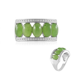 Kanadische Jade-Silberring